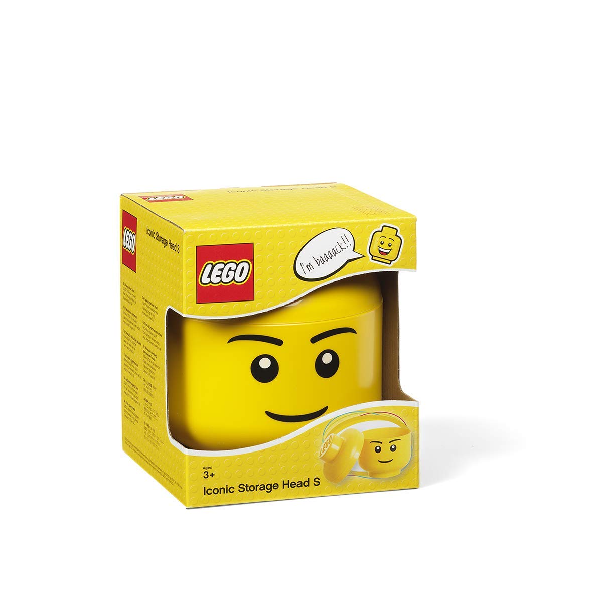 LEGO® ΚΟΥΤΙ ΑΠΟΘΗΚΕΥΣΗΣ ΜΙΚΡΟ ΚΕΦΑΛΙ BOY - 40311724