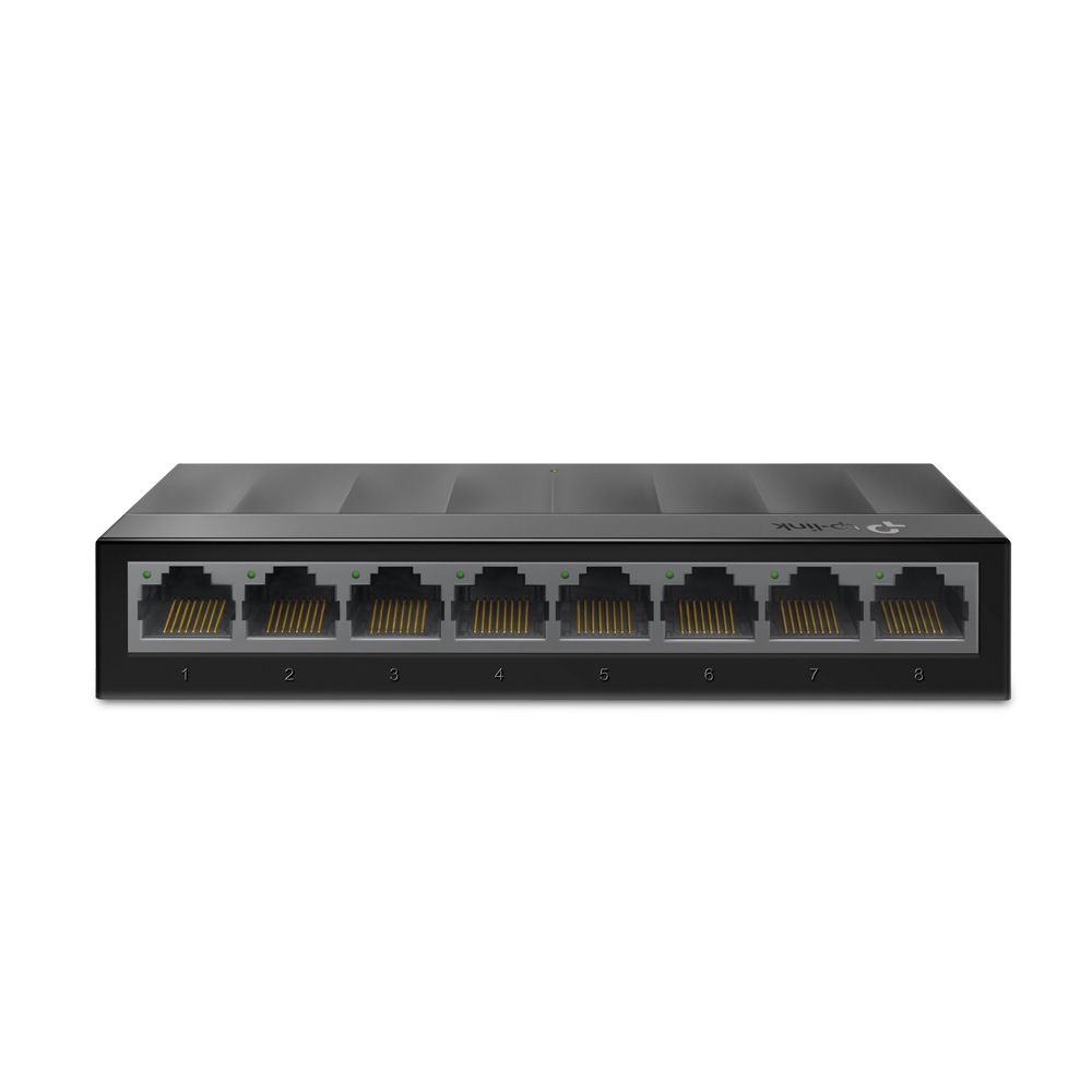 TP-Link LS1008G μεταγωγέας δικτύου Μη διαχειρίσιμος Gigabit Ethernet (10/100/1000) Μαύρος (Μαύρο)