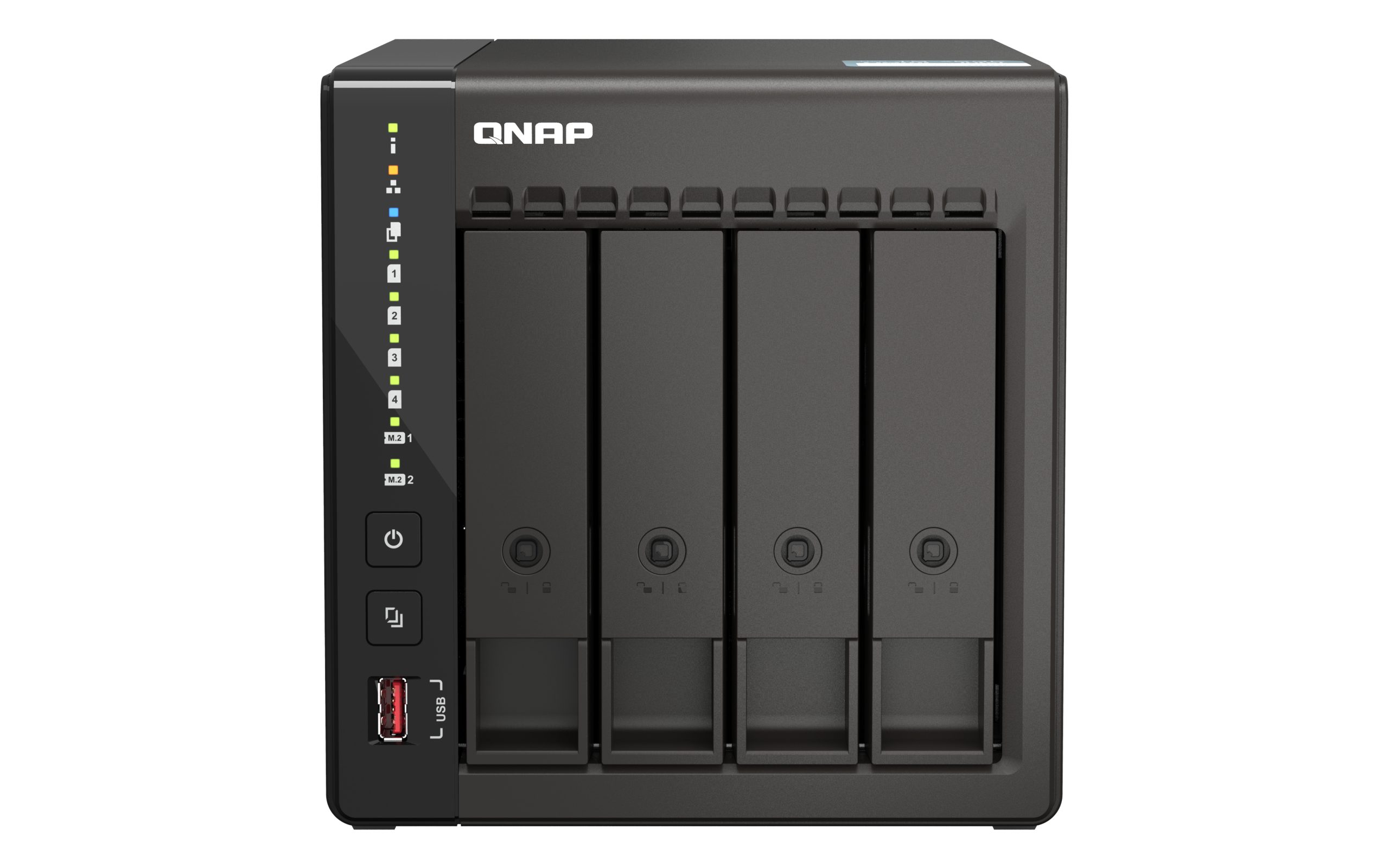 QNAP TS-453E NAS Tower Σύνδεση Ethernet/LAN Μαύρος (Μαύρο) J6412