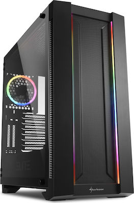 Κουτί Υπολογιστή Sharkoon ELITE SHARK CA200M Midi Tower Μαύρο