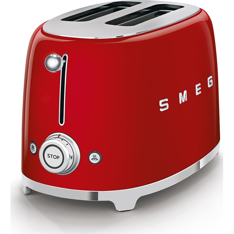 Φρυγανιέρα SMEG TSF01RDEU 2 Θέσεων 950W Κόκκινη