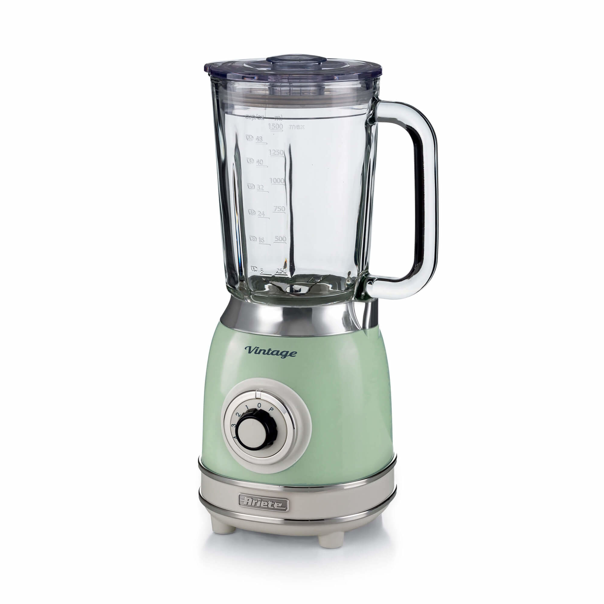 Μπλέντερ Ariete Vintage 0583/04 1,5lt 1000W με Γυάλινη Κανάτα Πράσινο