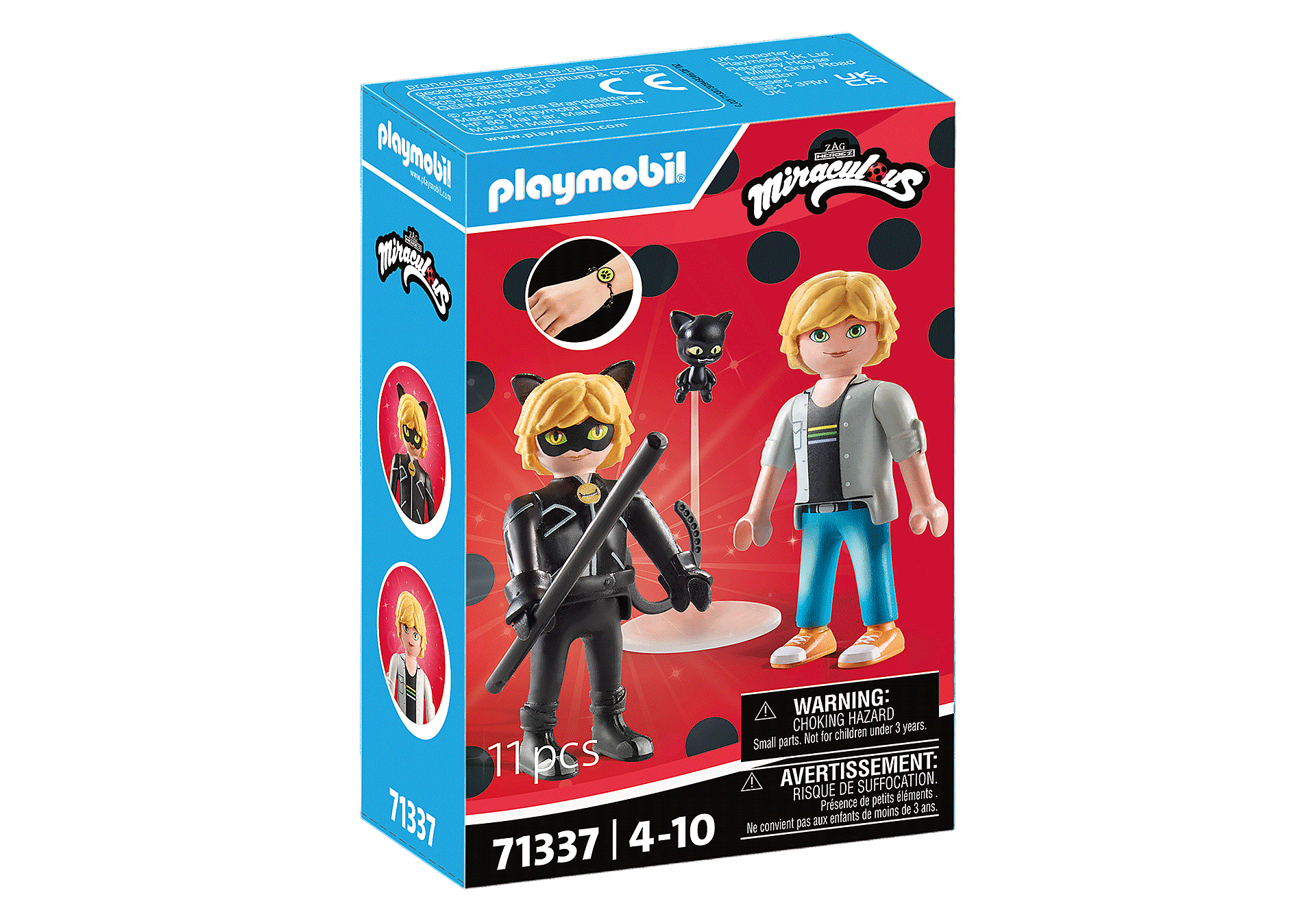 Playmobil Miraculous 71337 Adrien & Cat Noir