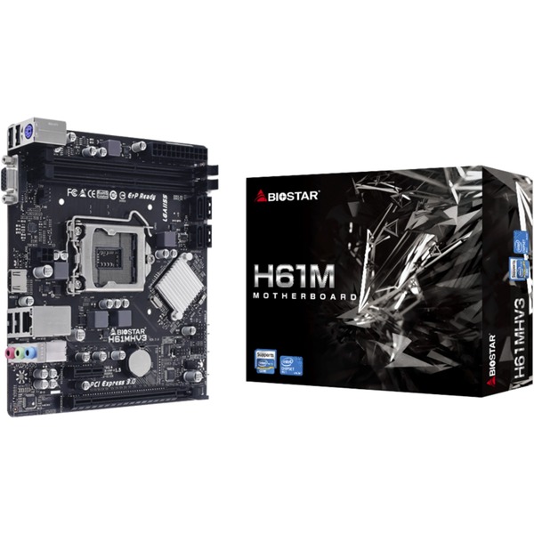 Μητρική Κάρτα Biostar H61MHV3 Micro ATX με Intel 1155 Socket