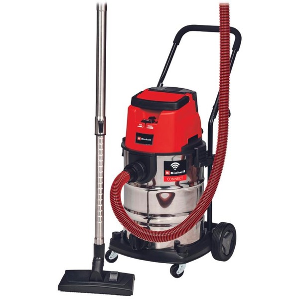 Ηλεκτρική Σκούπα Einhell TP-VC 36/30 S Auto Solo Υγρών & Στερεών Χωρίς Φορτιστή και Μπαταρία με Κάδο 30lt