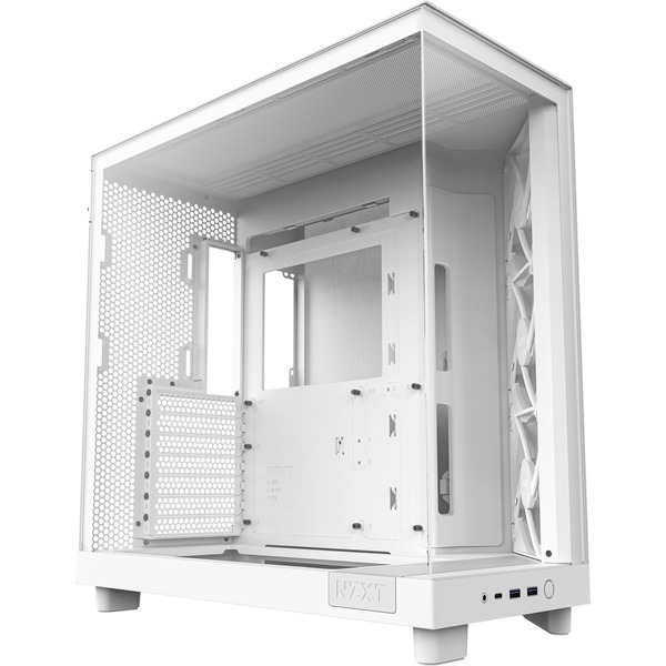 Κουτί Υπολογιστή NZXT H6 Flow RGB Midi Tower Λευκό