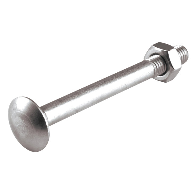 Κασονόβιδα M 6x30 Inox A2 DIN603 & Περικόχλιο