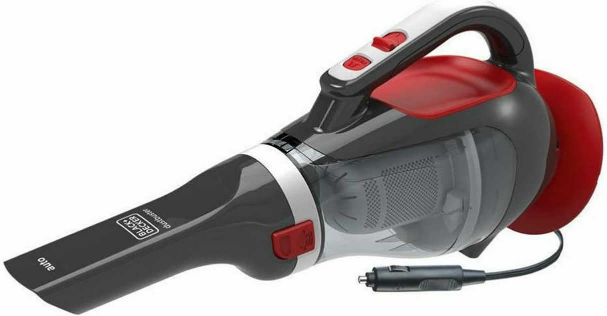 Black & Decker ADV1200 σκουπάκι χειρός Γκρι, Κόκκινο Χωρίς σακούλα