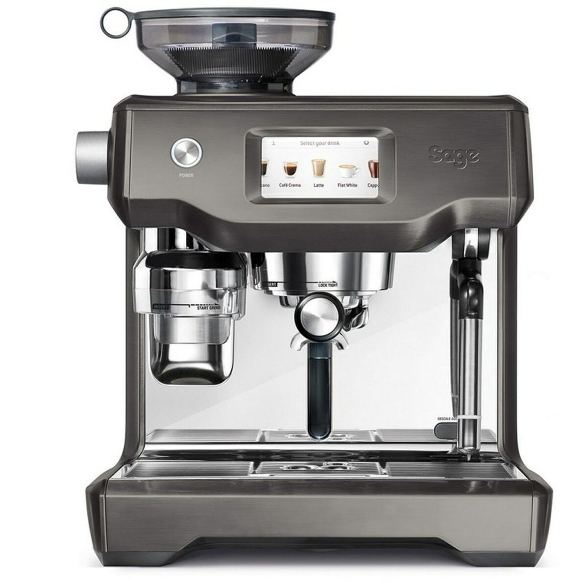 Αυτόματη Μηχανή Espresso Sage Oracle Touch Πίεσης 15bar με Μύλο Άλεσης Stainless Steel