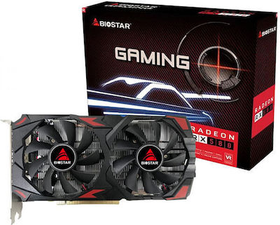 BIOSTAR Radeon RX 580 8GB GDDR5 graphics card (VA5815TQ82)