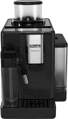 Μηχανή Espresso DeLonghi Rivelia EXAM 440.55.B 1450W Πίεσης 19bar με Μύλο Άλεσης Onyx Black