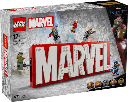 LEGO 76313 Marvel Logo & Minifigures