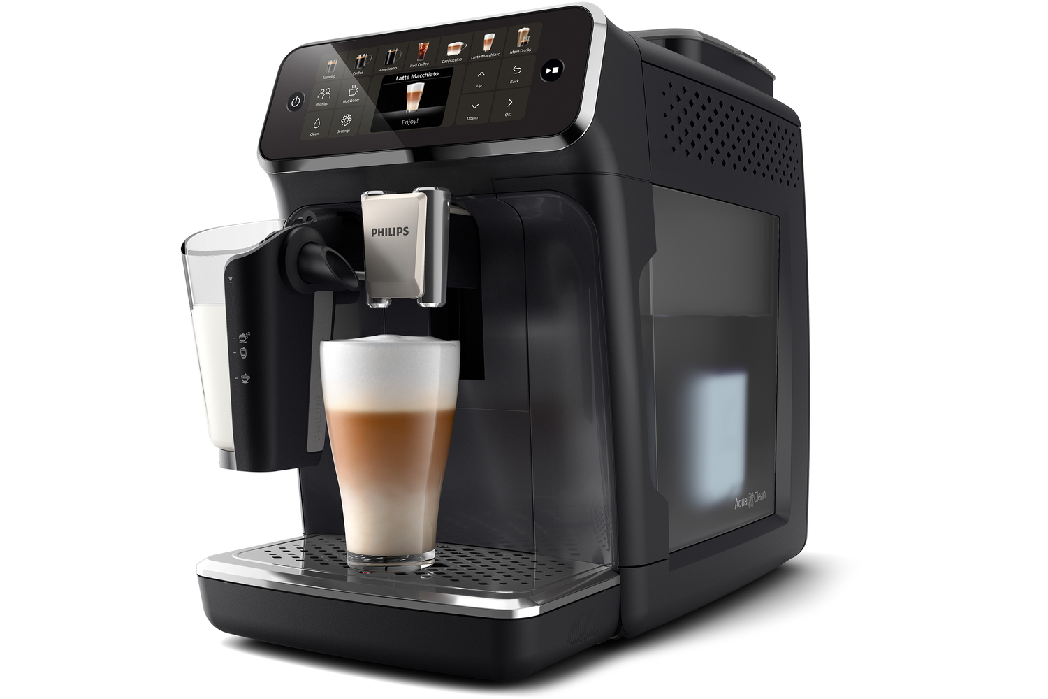 Μηχανή Espresso Philips Series 4400 EP4441/50 Αυτόματη 1500W Πίεσης 15bar με Μύλο Άλεσης