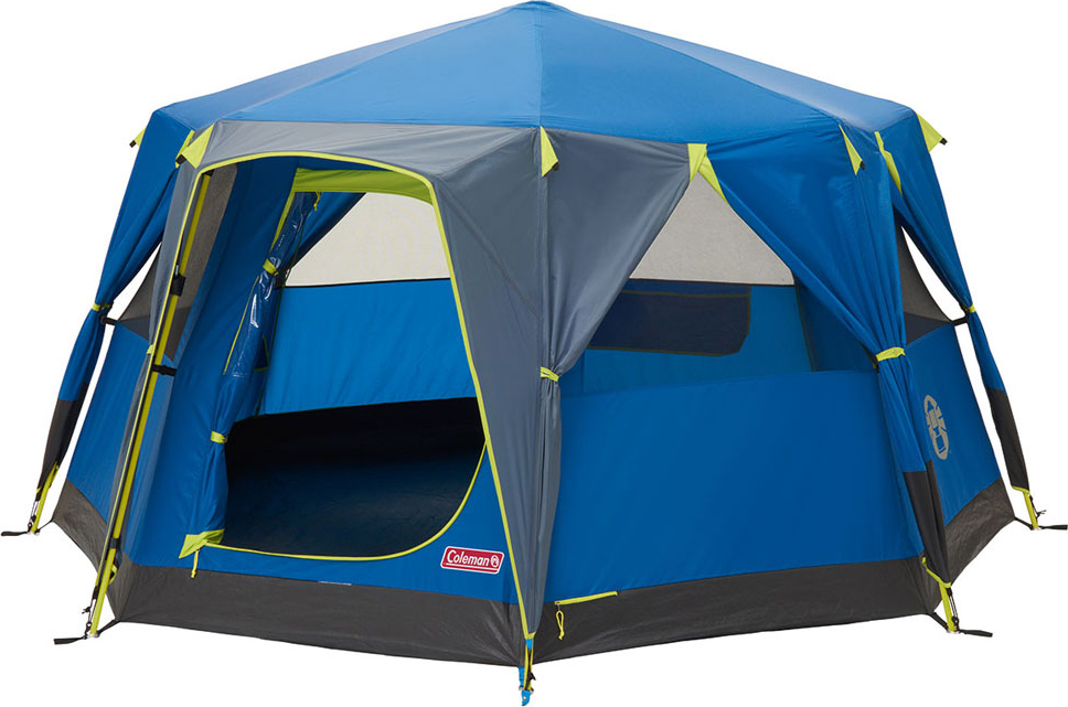 Coleman OctaGo Αντίσκηνο Camping Μπλε με Διπλό Πανί 3 Εποχών για 3 Άτομα 293x270x147εκ.
