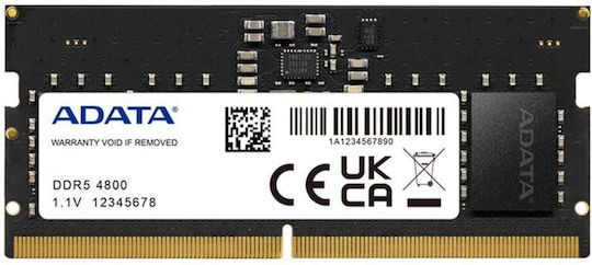Adata 32GB DDR5 RAM με Ταχύτητα 2400 για Laptop (AD5S480032G-S)