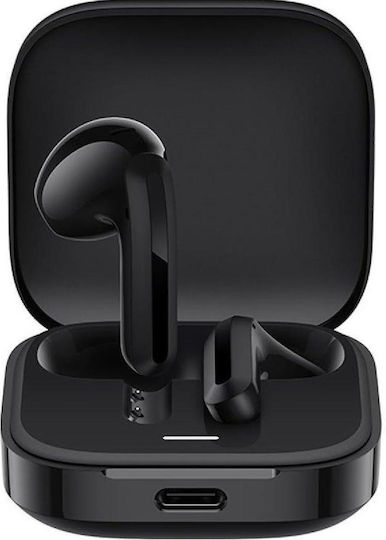 Xiaomi Redmi Buds 6 Active Bluetooth Handsfree Ακουστικά με Θήκη Φόρτισης Μαύρα