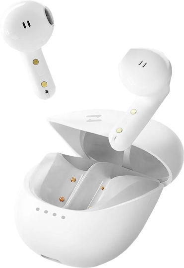 Havit TW931 Earbud Bluetooth Handsfree Ακουστικά με Θήκη Φόρτισης Λευκά