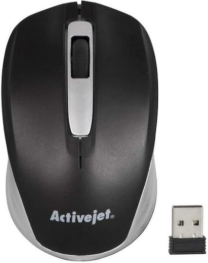 Activejet mouse AMY-313 wireless computer mouse (optical; 1200 DPI; black)