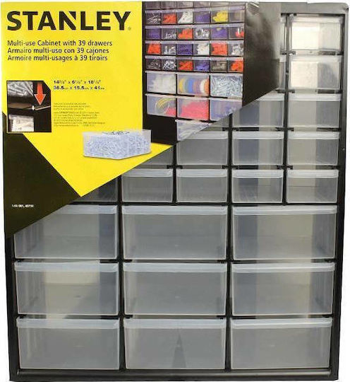 Stanley Συρταριέρα Εργαλείων Πλαστική 39 Θέσεων Π36.5xΒ16xΥ45.5εκ. 1-93-981