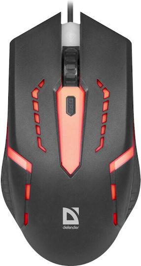 MOUSE DEFENDER FLASH MB-600L OPTIC LED 1200dpi 4P