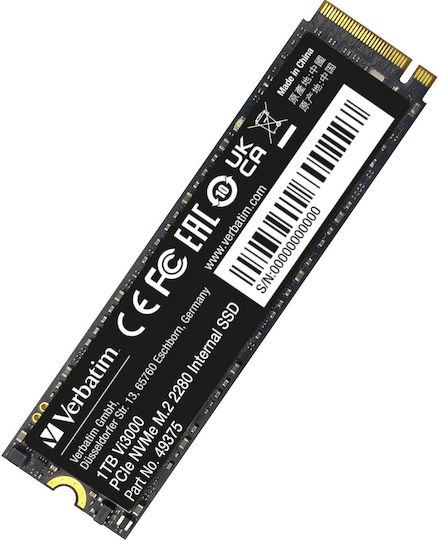Verbatim Vi3000 M.2 512 GB PCI Express 3.0 NVMe