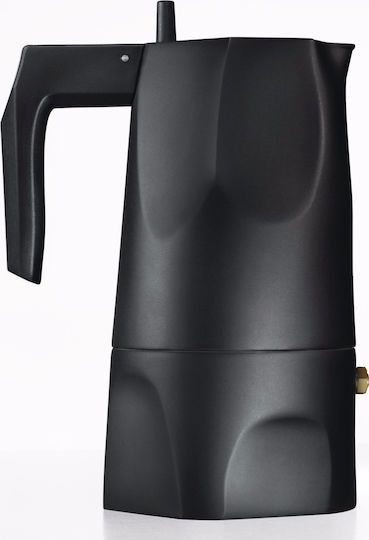 Alessi MT18/3 B Μπρίκι Espresso 3cups Μαύρο