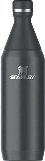 Stanley Μπουκάλι Θερμός Ανοξείδωτο / Πλαστικό BPA Free 600ml Black 10-12069-024