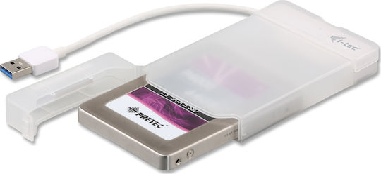 i-tec Mysafe Easy Θήκη Σκληρού Δίσκου 2.5" SATA III, USB3.0 Διάφανο (MYSAFEU314)