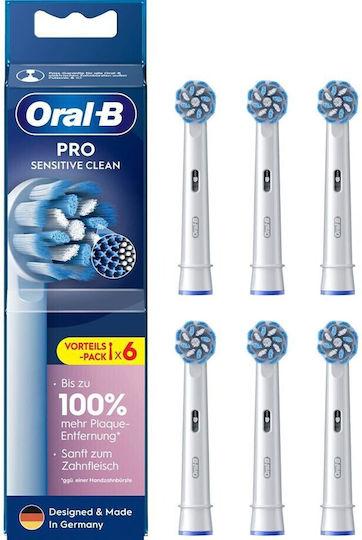 Braun Ανταλλακτικές Κεφαλές για Ηλεκτρική Οδοντόβουρτσα BRA-860717 6τμχ