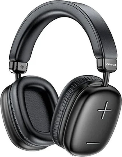 Awei AT6 Ασύρματα Bluetooth Over Ear Ακουστικά Μαύρα