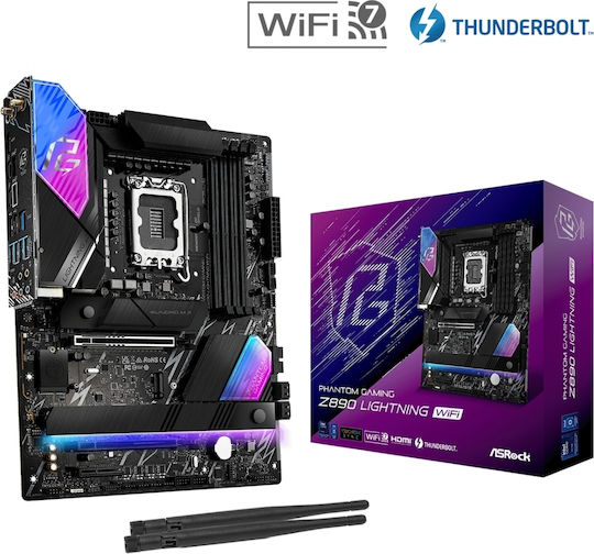 ASRock Z890 Lightning WiFi Motherboard ATX με Intel 1851 Socket