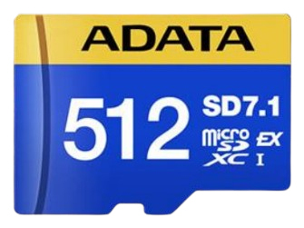 Premier Extreme microSDXC 512 GB (blau/gelb, SD Express, UHS-I U3, Class 10, V30)