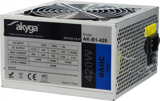 Akyga AK-B1-420 420W Τροφοδοτικό Full Wired