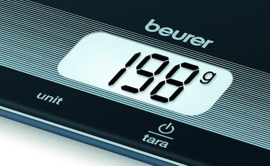 Beurer KS 19 Ψηφιακή Ζυγαριά Κουζίνας 1gr/5kg Black