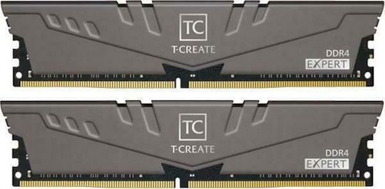 TeamGroup T-Create Expert 32GB DDR4 RAM με 2 Modules (2x16GB) και Ταχύτητα 3200 για Desktop (TTCED432G3200HC16FDC01)