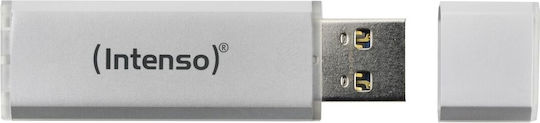 Intenso Alu Line 128GB USB 2.0 Stick Ασημί