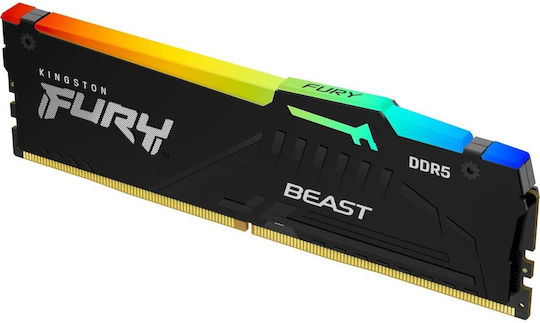 Kingston Fury Beast RGB 16GB DDR5 RAM 5600 (KF556C36BBEA-16)