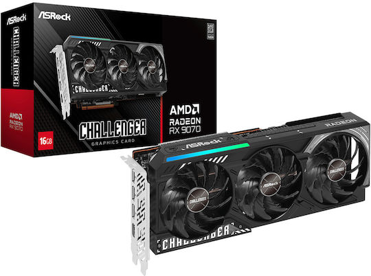 ASRock Radeon RX 9070 16GB GDDR6 Challenger