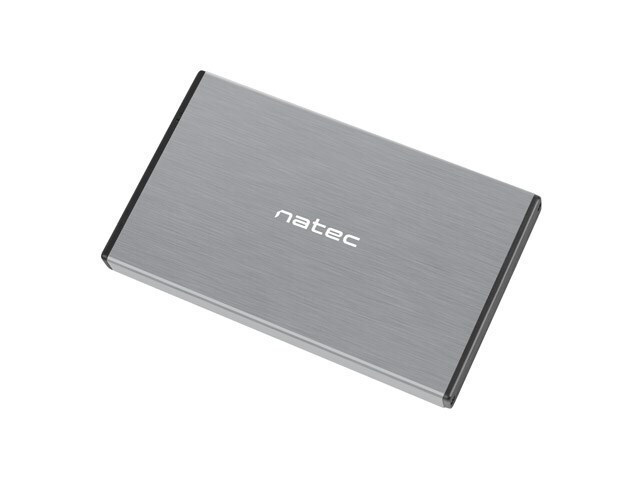 Natec Rhino Go Θήκη Σκληρού Δίσκου 2.5" SATA III, USB 3.0 Γκρι