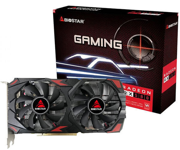 Biostar Radeon RX 580 8GB GDDR5 Gaming 2048SP Κάρτα Γραφικών