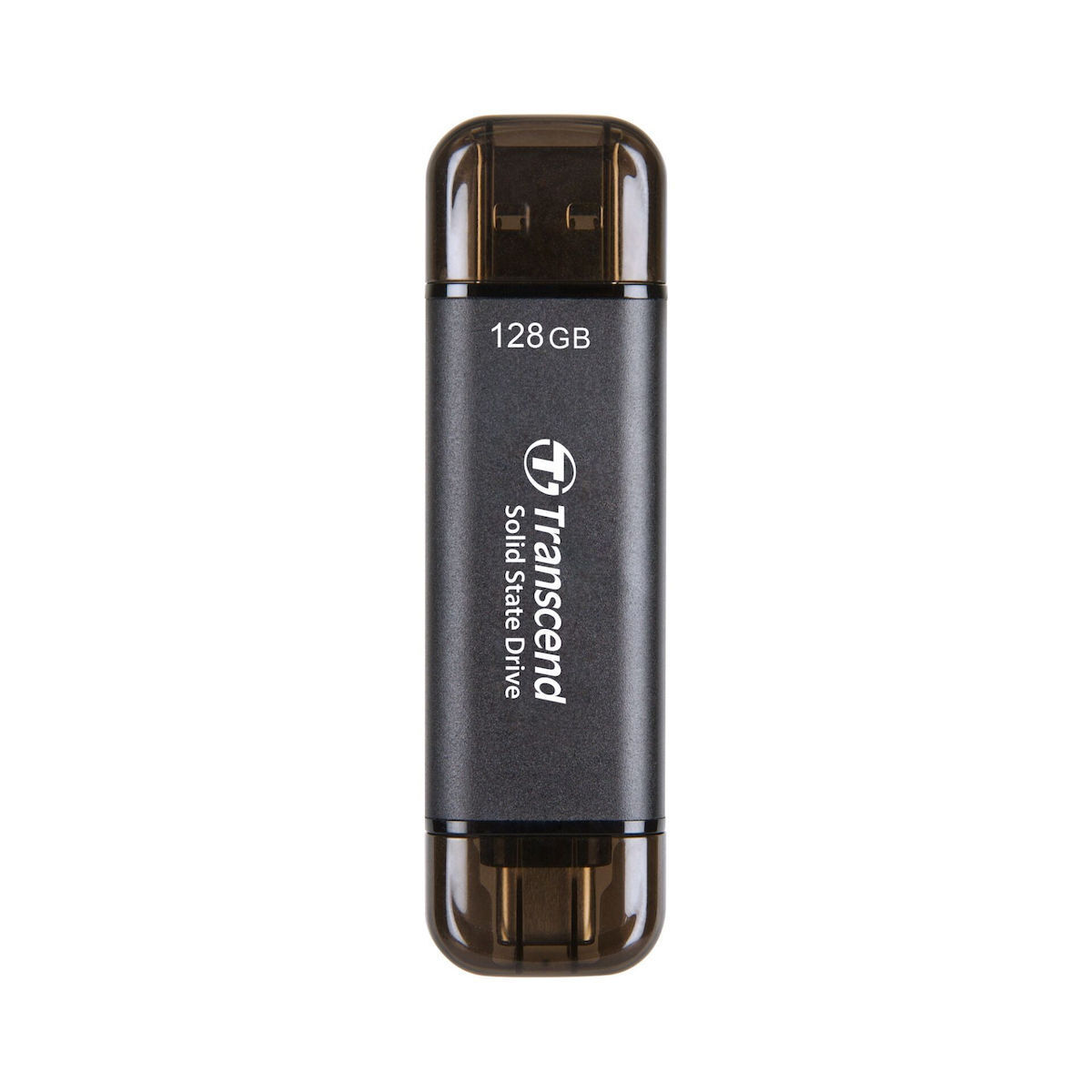 Transcend 128GB USB 2.0 SSD Stick Μαύρο