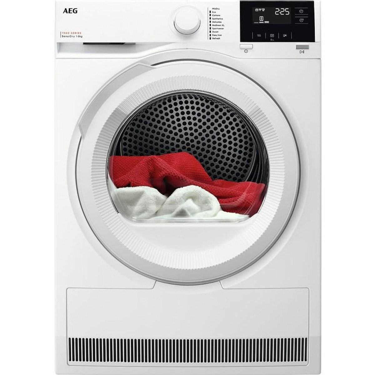 Στεγνωτήριο Ρούχων AEG TR718WE 8kg, με Αντλία θερμότητας, D, Λευκό