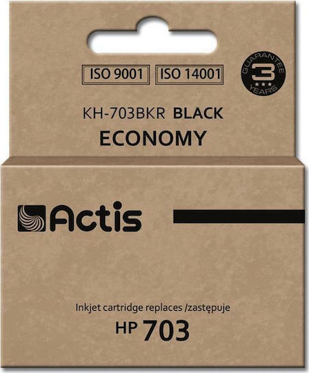 Actis KH-703BKR ink (replacement for HP 703 CD887AE; Standard; 15 ml; black)