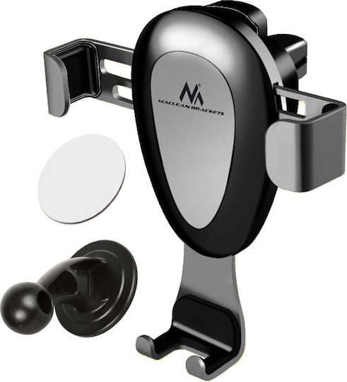 Maclean car phone holder, universal, for the ventilation grille, gravity, max. center distance 90mm, MC-324