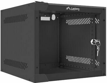 LANBERG 10" WALL-MOUNTED RACK CABINET 4U (280X310, BLACK)