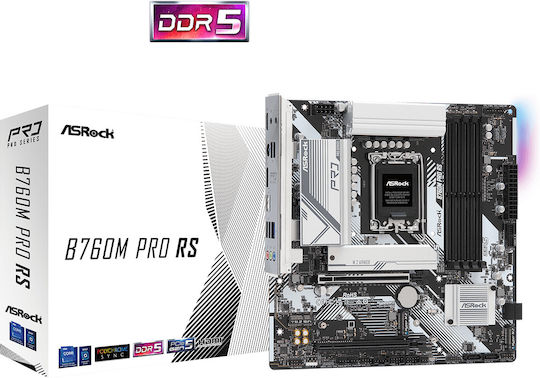 Asrock B760M Pro RS Intel B760 LGA 1700 micro ATX