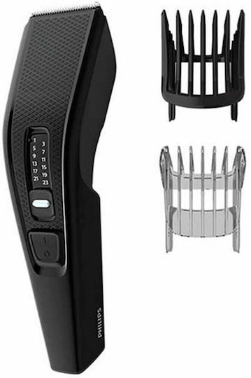 Philips Series 3000 Κουρευτική Μηχανή Ρεύματος Black HC3510/15