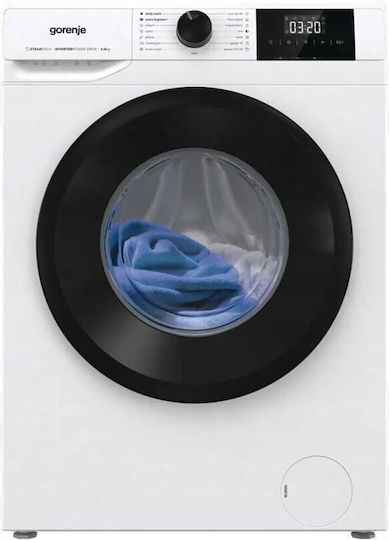 Gorenje Πλυντήριο Ρούχων 6kg με Τεχνολογία Ατμού 1200 Στροφών W3NGPI62SBS/PL