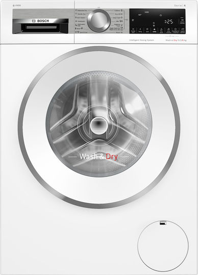 Bosch Πλυντήριο-Στεγνωτήριο Ρούχων 10.5kg/6kg Ατμού 1400 Στροφές