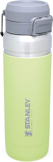 Stanley Quick Flip Bottle Μπουκάλι Θερμός Ανοξείδωτο BPA Free 1.06lt Citron με Επιστόμιο 10-09150-066